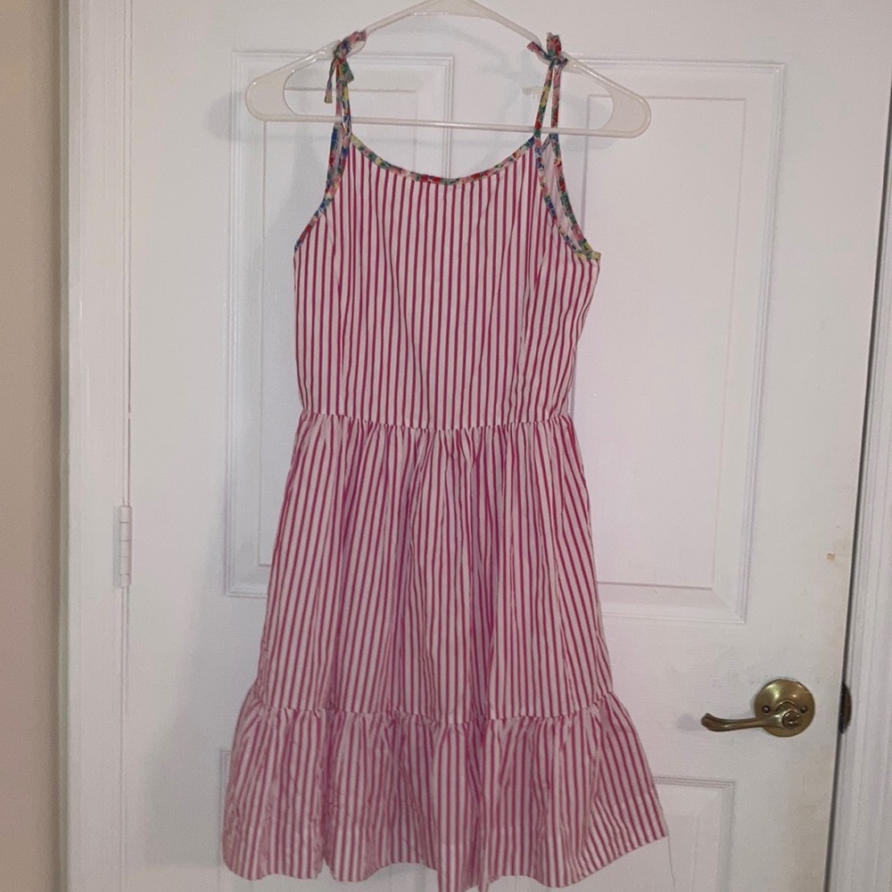 POLO Ralph Lauren Childrenswear Big Girls dress pink and white stripes